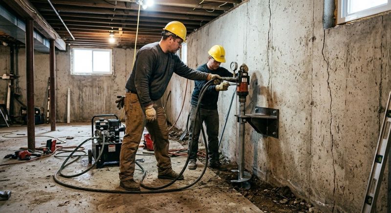 Basement Stabilization in Hemet, CA