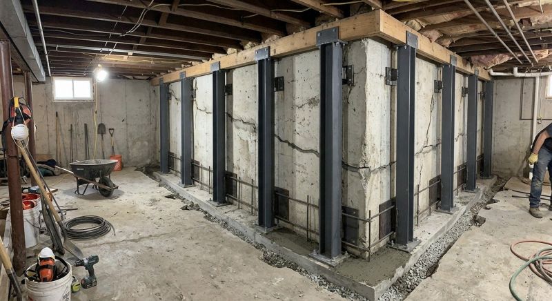 Basement Stabilization in Hemet, CA