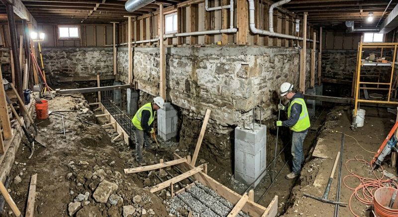 Basement Underpinning in Hemet, CA