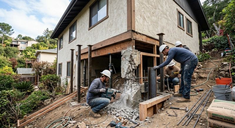 Concrete Foundation Repair in Hemet, CA