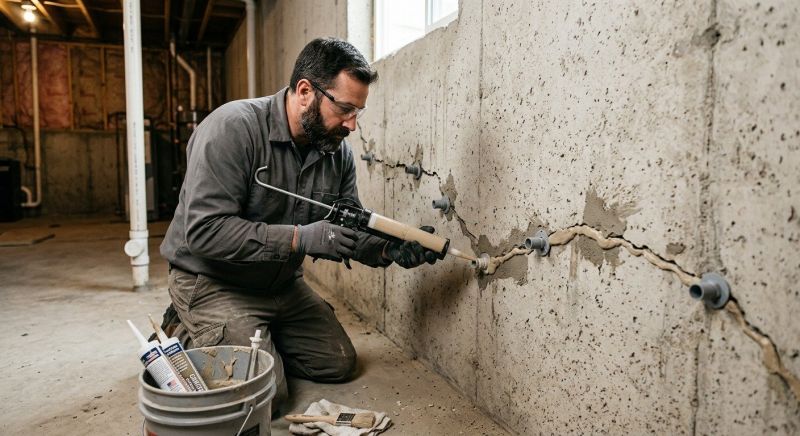 Cracked Foundation Repair in Banning, CA