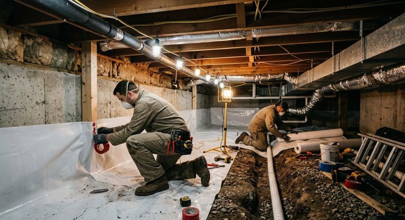 Crawl Space Leveling in Hemet, CA