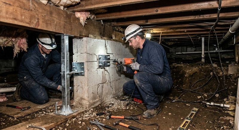 Crawlspace Foundation Repair in Winchester, CA
