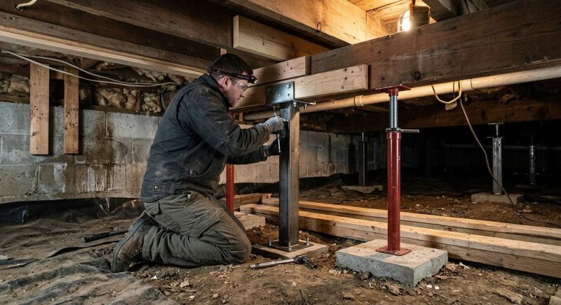 Crawlspace Structural Repair in Hemet, CA