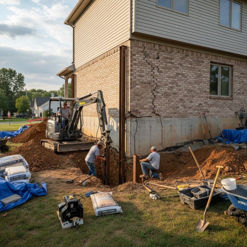 Exterior Foundation Repair in Hemet, CA