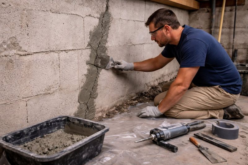 Foundation Crack Repair in Hemet, CA