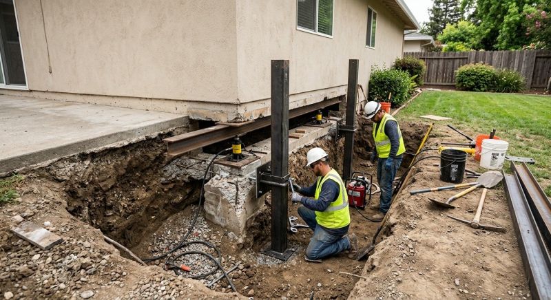 Foundation Pier Repair in Hemet, CA