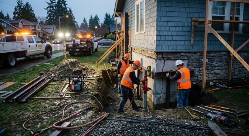 Foundation Stabilizing in Banning, CA