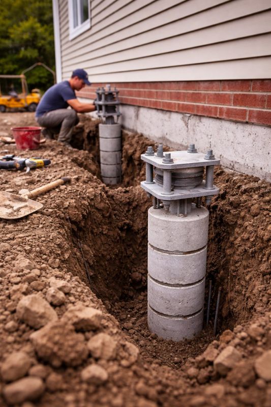 Helical Piers Installation in Hemet, CA
