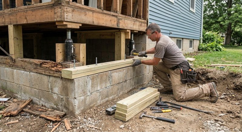 House Foundation Repair in Hemet, CA
