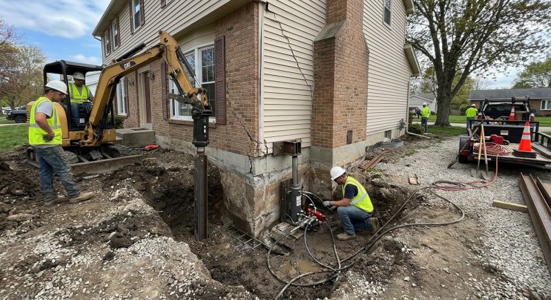 Sinking Foundation Repair in Banning, CA
