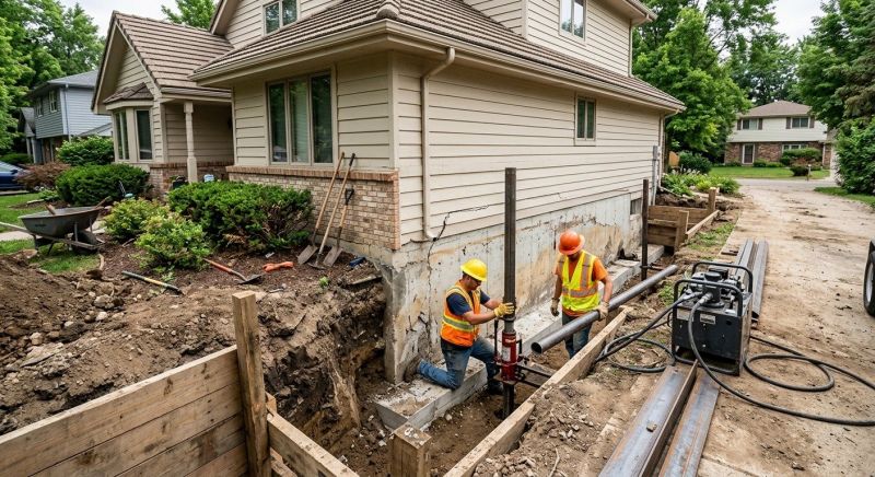 Slab Foundation Repair in Hemet, CA