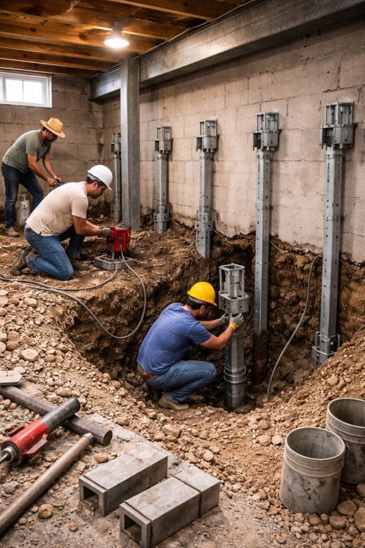 Structural Underpinning in Hemet, CA